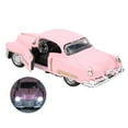 thumbnail image 2 of Car Toy, Car Model Toy, Exquisite 1:36  Classic Car For Children Kid Pink, 2 of 8
