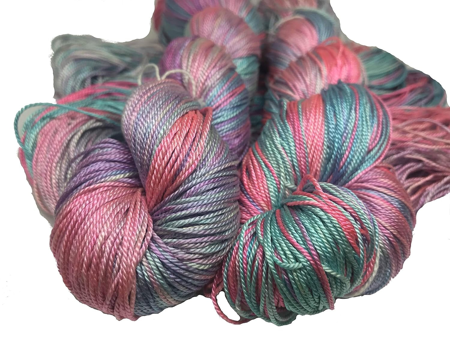 Knitsilk 3 Ply 100% Mulberry Silk Lace Weight Yarn | Perfect for Knitting & Crocheting and Weaving | Fine Quality Silk Yarn for Luxurious Creating Projects.(50 Grams – 260 Yards,Lotus)(Pack of 5)