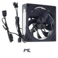 thumbnail image 1 of PC Case Fan ARGB Reverse/Forward Type Cooling Fan 12cm CPU Fan with Mirror Light Effect White, 1 of 4
