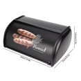 thumbnail image 2 of Khall Large Capacity Stainless Steel Bread Box Holder Bin Container Kitchen Storage Organizer,Bread Bin, 2 of 8