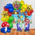 thumbnail image 2 of Kit de arco de guirnalda de globos Super Brothers Mario 108 piezas globos de látex rojos azules y verdes DXING, 2 of 4