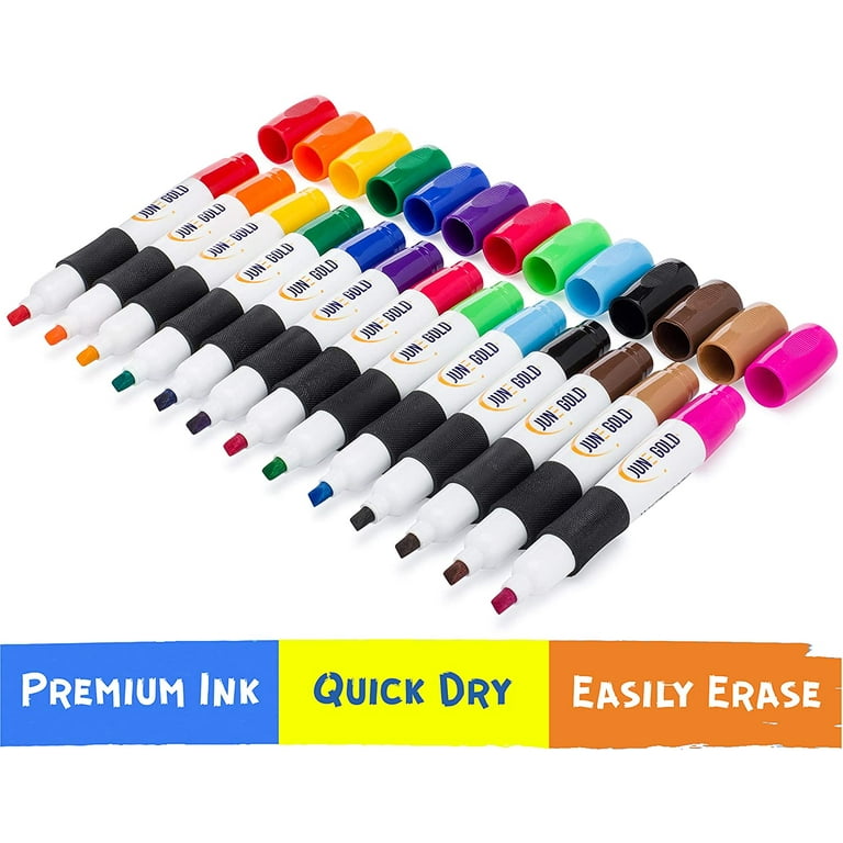 12 PACKS Whiteboard Pens, Dual Tip Double Colours Whiteboard Markers w –  hhhouu