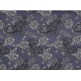 thumbnail image 2 of Zelouf Paisley Ponte Print , Sewing, DIY, Crafts Fabric by the Yard, 091 Char/blk, 5 Yard, 2 of 2