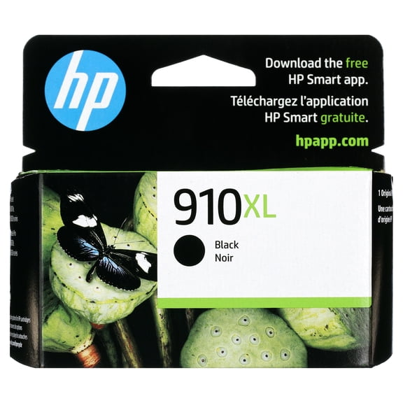 HP 910XL Ink Cartridge, Black (3YL65AN)