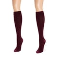 thumbnail image 4 of MUK LUKS Women's 2 Pair Pack Nylon Compression Knee High Socks, 4 of 5