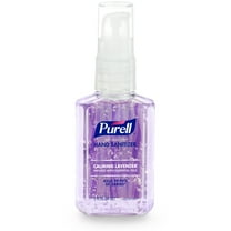 Purell Advanced Hand Sanitizer Calming Lavender Gel, Infused w/ Essential Oils, 2 oz Pump Bottle (Adult)