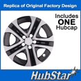 thumbnail image 2 of Hubstar Réplique Premium de Remplacement pour Toyota Rav4 2013-2018 Couverture de Roue 17 Pouces Argent et Noir 1 Pce, 2 of 7