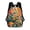 Color, variant on Frog Plays Ukulele Floral Garden Travel Backpack 17 Inch Laptop Bag Student Backpack