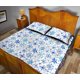 thumbnail image 4 of Juego de cama edredón con estampado de copos de nieve azules, 4 of 5