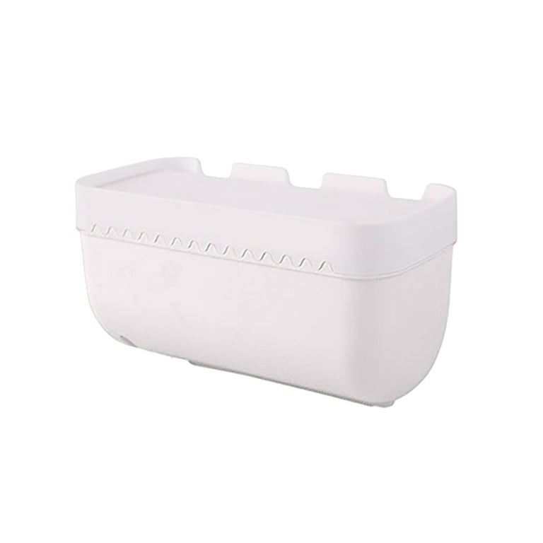2pcs Tissue Storage Box With Cover, Waterproof Plastic Toilet Paper Holder,  Bathroom Tissue Storage Rack, Toilet Paper Storage Container, Bathroom Acc