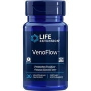 Life Extension VenoFlow - Promotes healthy circulation in your arms and legs - Gluten-Free, Non-GMO - 30 Vegetarian Capsules