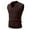 Brown, variant on JTieacloth Casual Sweater Vest New Men's Sweater Undershirt Fashion Tw Isted Casual Slim V Neck Vest Men's Tops(Brown)