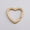 Gold, variant on Stainless Steel Peach Heart Keychain: DIY Couple Pendant for Tourism Souvenir, Customizable Key Ring