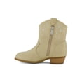 thumbnail image 6 of Jessica Simpson Girls Youth Layla Fade Beige Tan Cowgirl Boot, 6 of 8