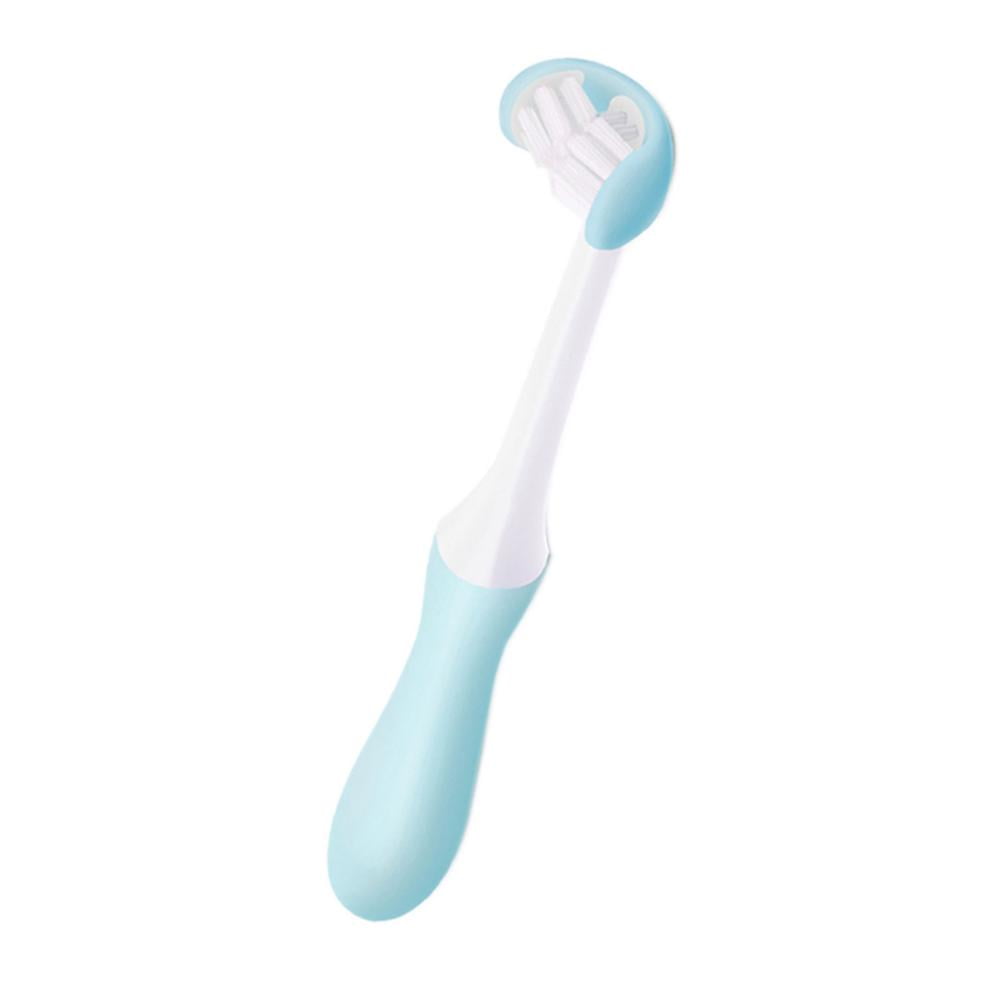 Lazy Mini Portable Silicone Toothbrush Chewing Three-sided Cleaning Toothbrush