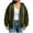 Army Green, variant on Binmer Women’s Solid Color Zip Up Hooded Sweatshirt Oversized Long Sleeve Casual Jacket,Sizes L-5XL