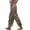 *Khaki, variant on VBVC Women's Satin Drawstring Sweatpants,Split Hem Trousers For Women,Ladies Summer Wide Leg Pants with Pockets,Black,S-2XL