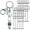 Gray, variant on 12 Pcs Beadable Keychains Bars Bulk Blank Beaded Metal Keychain for Craft DIY Gift