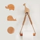 thumbnail image 2 of Portarrollos de papel higiénico de cuerda de cáñamo de madera montado en la pared, colgador para el hogar, la cocina, el baño, toallero y trapos., 2 of 5