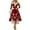 Wine, variant on IWRICH Women's off Shoulder Christmas Graphic Dresses Warm Shaggy V Neck Dress Xmas Tree Snowflake High Low Cocktail Skirts 2025 Wine XL