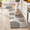 Grey-17.3" x 59 "+ 17.3" x 29 "--0.47 inches, variant on Kimode Anti Kitchen Mats For Floor Cushioned Rugs Sets Of 2