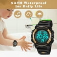 thumbnail image 6 of Kids Digital Sports Watch for Age 4-15 Waterproof Watches with Alarm Stopwatch Wrist Watches for Boys Girls Birthday Chriatmas Gift for Kids, 6 of 9