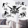 thumbnail image 1 of Calcomanías de pared Be Fearless con dibujos animados y acción para videojuegos, 1 of 3