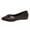 Brown, variant on Leisure Women's Four Seasons Low Heeled Non Slip Round Toe Bow Tie Breathable Slip On Lazy Shoes