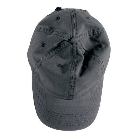 Authentic Pigment Direct-Dyed Cotton Twill Cap, Black, One Size