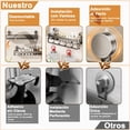 thumbnail image 2 of Estanteria Ducha Baño, Organizador Regadera Ducha Acero Carbono de Ventosa Auto-Adhesivo Sin Taladro con 5 Ganchos y 1 Toallero, Repisa de Baño Colgante Pared para Hogar Cocina, Fácil de Instalar, 2 of 4