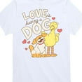 thumbnail image 3 of Sesame Street - Love Is Having A Dog - Toddler and Youth Short Sleeve Graphic T-Shirt, 3 of 5