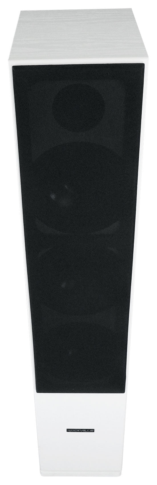 (1) Rockville RockTower 64W White Home Audio Tower Speaker Passive 4 Ohm