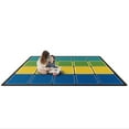 thumbnail image 5 of Joy Carpets Kid Essentials Blocks Abound 5'4" x 7'8" Indoor Area Rug in Color Earthtone, 5 of 5
