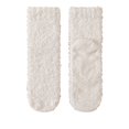 thumbnail image 2 of Women Fuzzy Slipper Socks, Winter Warm Cozy Non‑Slip Fuzzy Socks | Soft Plush Lining, Anti‑Slip Bottom Grip, Breathable Fabric, Stretchy Fit, Great for Lounging & Sleep (White), 2 of 4