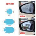 thumbnail image 1 of 2 uds. De películas para espejo retrovisor de lluvia de coche, impermeable, antivaho, espejo de coche, cubierta de lluvia, Protector de lluvia para ventana de coche, película de vidrio, 100*150MM ShuxiuWang 8390611196776, 1 of 1