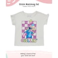 thumbnail image 2 of Disney Lilo & Stitch Outfit for Girls, Short Sleeve T-Shirt & Stretch Shorts Set, Stitch Clothes for Girls (Multi, 3T), 2 of 5