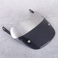 thumbnail image 1 of Motorcycle Windshield, Black Motorcycle Wind Deflector Retro Round Universal  for 5-7 inch Headlights for Comfortable Riding, 1 of 8
