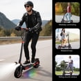thumbnail image 3 of Patinete eléctrico TYOKUM de 11 pulgadas con asiento, 1200 W, 34 MPH, 48 V, 18 Ah, 3 of 9