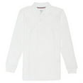thumbnail image 2 of French Toast School Uniform Unisex Long Sleeve Pique Polo Shirt (Sizes 4-20) 33352-4 (YELLOW), 2 of 4