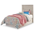 thumbnail image 4 of Signature Design by Ashley Willowton Twin Panel Headboard, Whitewash, Coastal Wood-Look Headboard, 4 of 4