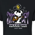 thumbnail image 3 of Peanuts - Snoopy Summer Tour - Juniors Cropped Cotton Blend T-Shirt, 3 of 6
