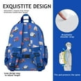 thumbnail image 5 of Tractor backpack, lightweight backpack with cartoon construction designs, ideal for students or travel, 5 of 6