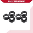 thumbnail image 4 of Unique Bargains OE Number:F77Z9G512AA Fuel Injector Seal Adaptor for Ford Explorer 1997-2010 Durable Plastic 6 Pcs Black, 4 of 6
