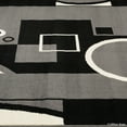 thumbnail image 4 of Allstar Grey Area Rug. Contemporary. Abstract. Traditional. Geometric. Formal. Shapes. Squares. Circles (3' 9" x 5' 1"), 4 of 6