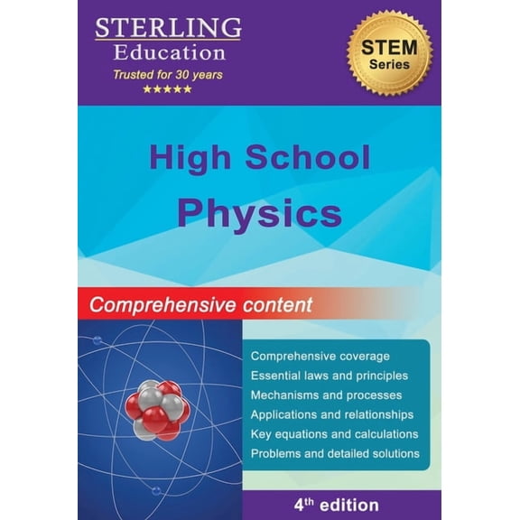 High School Stem High School Physics: Comprehensive Content for High School Physics, (Paperback)