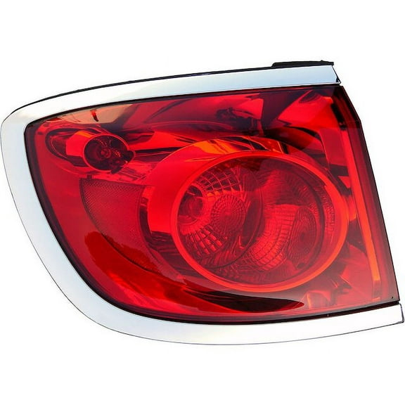 Left Outer Tail Light Assembly - Compatible with 2008 - 2012 Buick Enclave 2009 2010 2011