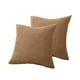 thumbnail image 2 of Toystoory 2 piezas de fundas de almohada para sala de estar, cama, funda de almohada cuadrada decorativa, funda de cojín para coche, suministros Decoración del hogar Marrón, 2 of 6