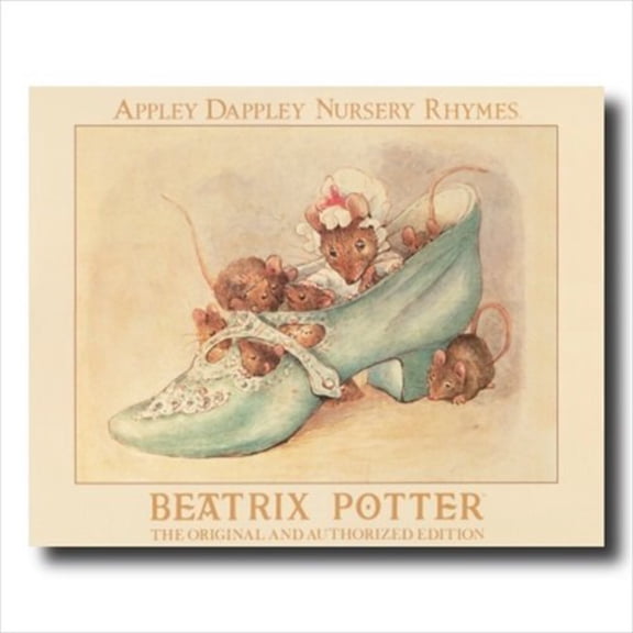 Appley Dappley Nursery Rhymes Beatrix Potter Kids Room Wall Picture 16x20 Art Print