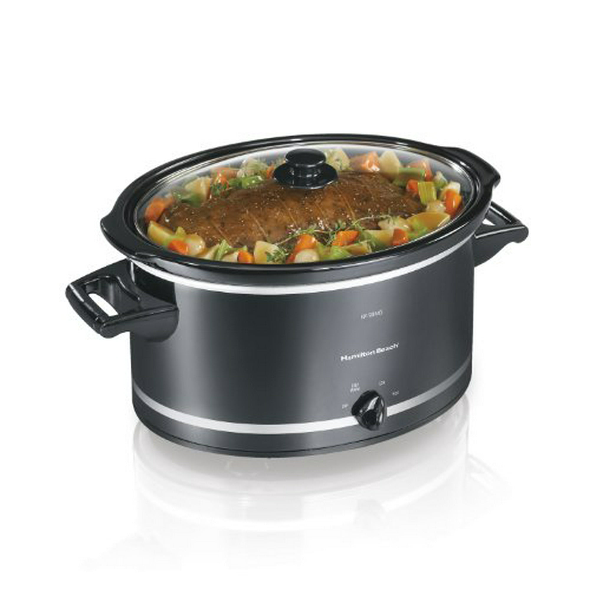Hamilton Beach 33182A 8 Quart Slow Cooker 8 Quart Black Walmart