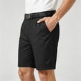 thumbnail image 5 of Garbnen Mens Dress Shorts Zippered Front Straight Leg Men Golf Shorts Relaxed Fit Lightweight Outdoor Office Men Shorts Casual with Pocket No Belt Black XL, 5 of 7